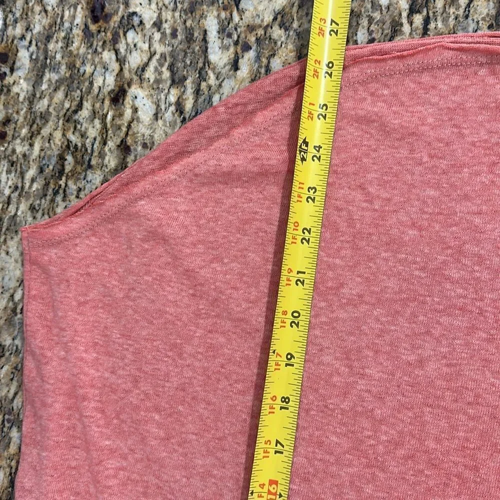 We The Free Free People Boho Oversized Kyoto Tee In Guava Size L